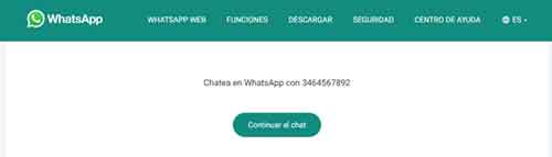 WhatsApp Web para identificar quien llama