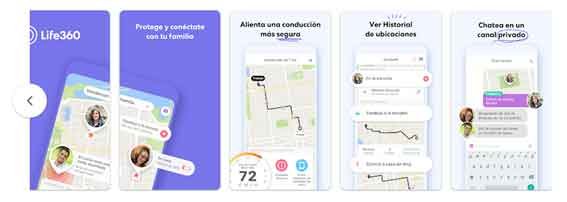 App Life360 para control parental